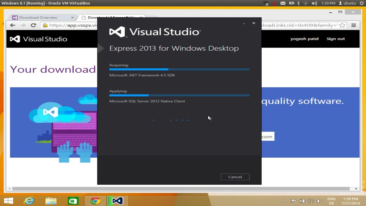 Download vs_setup.msi for visual studio 2010